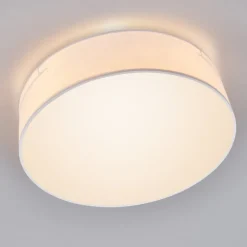 Loftslampe Ceiling Dream, Ø 40 cm, tekstil, hvid