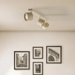 Loftspot Chloe justerbar med 3 lyskilder, beige