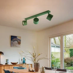 Loftspot Chloe justerbar med 3 lyskilder, grøn