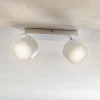 Loftspot Cloudy med 2 lyskilder, hvid