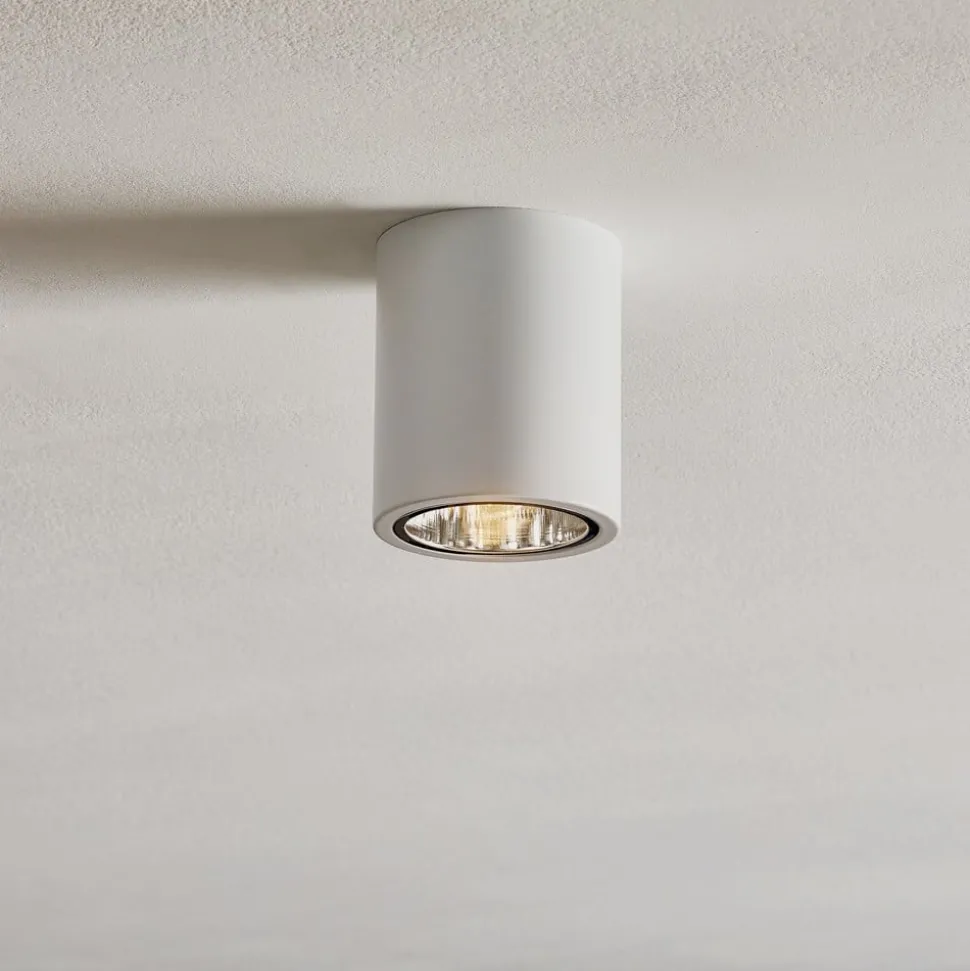 Loftspot Downlight round i hvid, Ø 11 cm