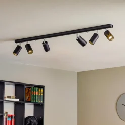Loftspot Eye Spot med 6 lyskilder, sort
