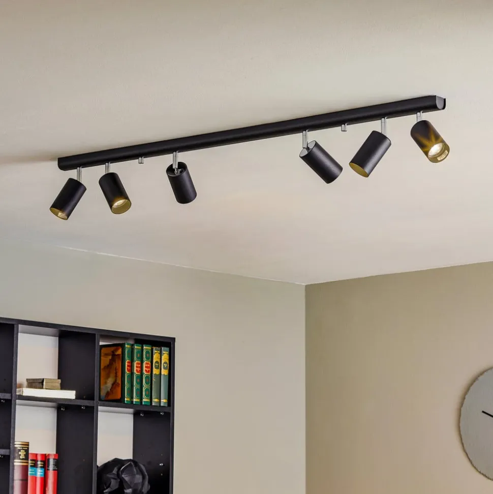 Loftspot Eye Spot med 6 lyskilder, sort