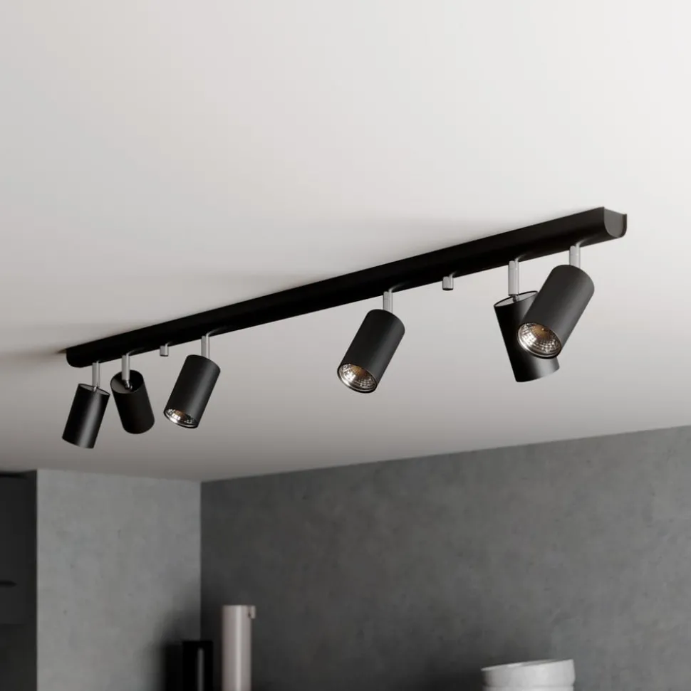 Loftspot Eye Spot med 6 lyskilder, sort
