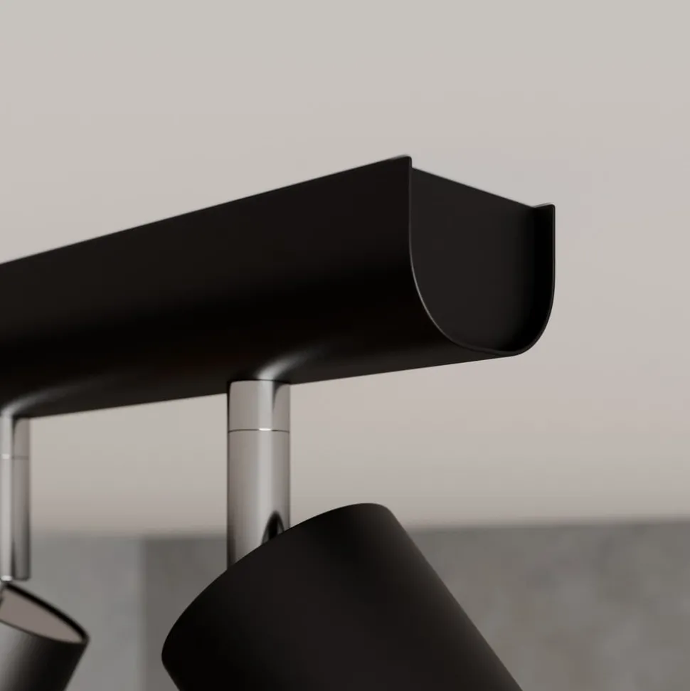Loftspot Eye Spot med 6 lyskilder, sort