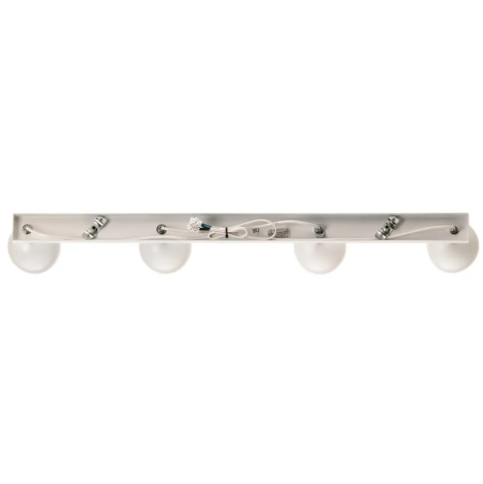 Loftspot Flame, hvid, 4 lyskilder, lang