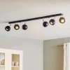 Loftspot Flame, sort, 6 lyskilder