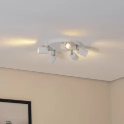 Loftspot Fun, hvid, Ø 30 cm, justerbar, GU10