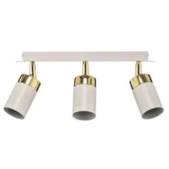 Loftspot Joker, hvid/guld, 3 lyskilder