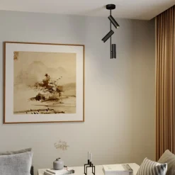 Loftspot Leda 3, 3 lyskilder, sort