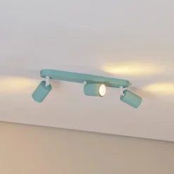 Loftspot Livia, mintgrøn, 52 cm, 3 lyskilder, metal, GU10