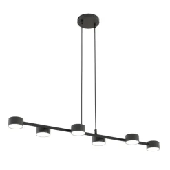 Loftspot, Megara, længde 80 cm, metal, 6 lyskilder.