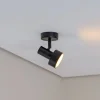 Loftspot Mona, 1 lyskilde, sort, bevægelig, stål