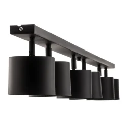 Loftspot 1047PL_K, 6 lyskilder, sort
