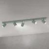 Loftspot Sean, lysegrøn, 5 lyskilder, aluminium, GU10