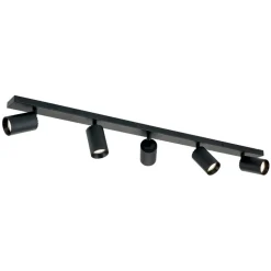 Loftspot Sean, sort, aluminium, 100 cm lang, GU10