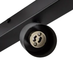 Loftspot Top, sort, 127 cm, 6 lyskilder, metal, GU10