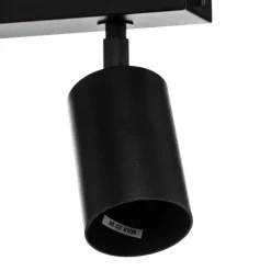 Loftspot Zoom, 3 lyskilder, sort