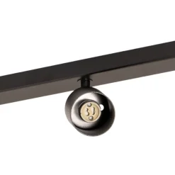 Loftspot Zoom, 4 lyskilder, sort