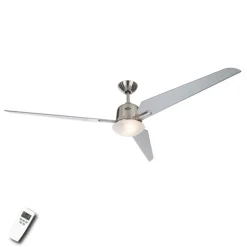 Loftsventilatoren Eco Aciatos, sølg, 162 cm