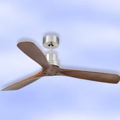 Loftsventilator Lantau fjernbetjening, valnød/stål