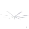 Loftventilator Big Smooth Eco 220 cm, hvid