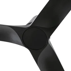 Loftventilator Hey S, sort, DC-motor, støjsvag, Ø 90 cm