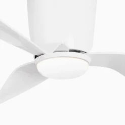 Loftventilator Pemba L LED-lampe, hvid