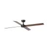 Loftventilator Rudder, DC-motor, støjsvag, Ø 132 cm, træ