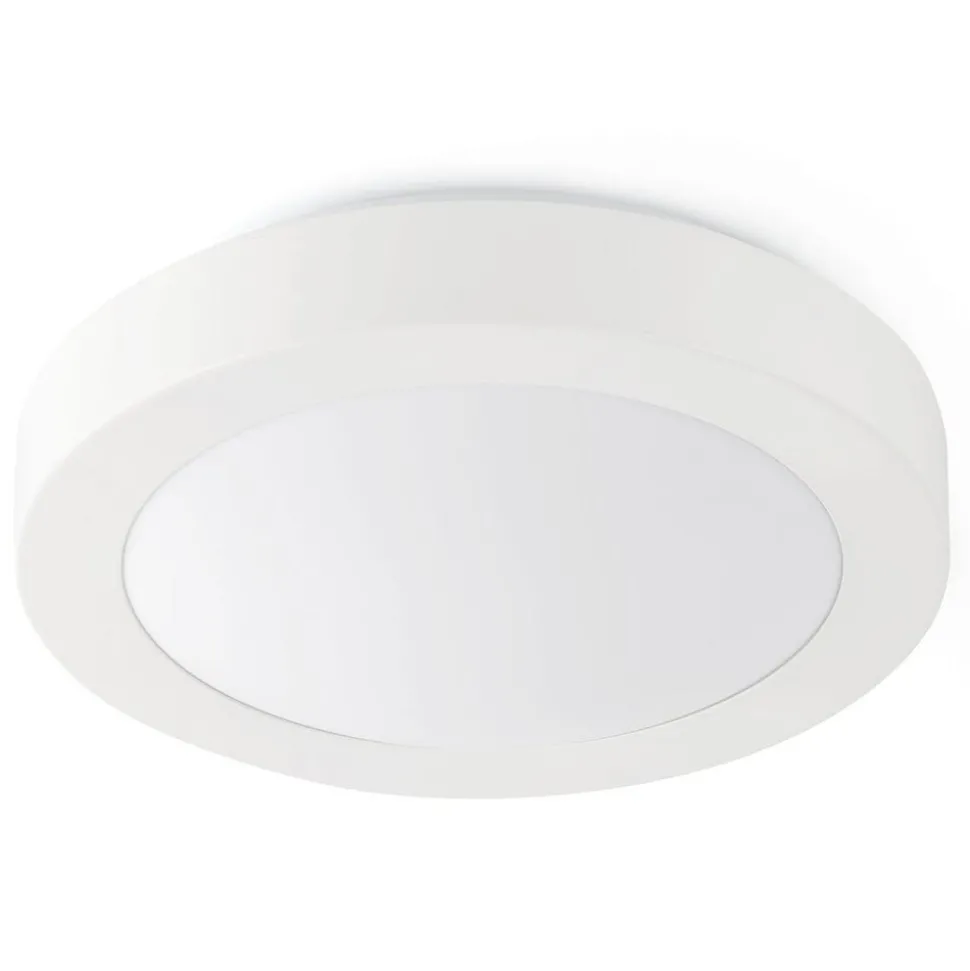 Logos loftlampe til bad, Ø 35 cm, hvid