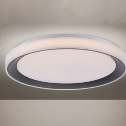 LOLA Smart Disc LED-loftlampe, sort/hvid, RGBW