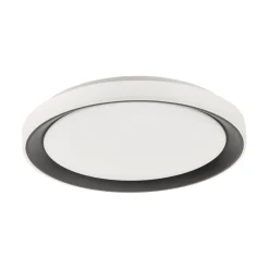 LOLA Smart Disc LED-loftlampe, sort/hvid, RGBW