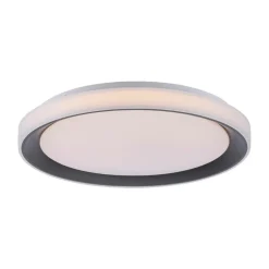 LOLA Smart Disc LED-loftlampe, sort/hvid, RGBW