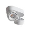 LOOM DESIGN Aim LED-loftspot 2 lyskilder hvid