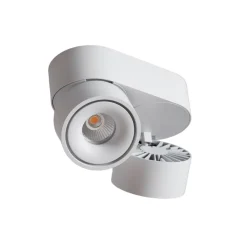 LOOM DESIGN Aim LED-loftspot 2 lyskilder hvid