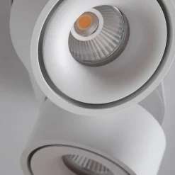 LOOM DESIGN Aim LED-loftspot 2 lyskilder hvid