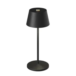 LOOM DESIGN LED genopladelig bordlampe Modi Micro, IP65, sort