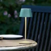 LOOM DESIGN LED genopladelig bordlampe Modi Micro, IP65 grøn-grå