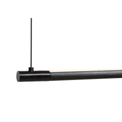 LOOM DESIGN LED-pendellampe Straw 150, sort, aluminium
