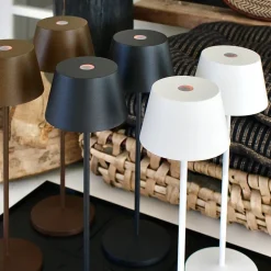 LOOM DESIGN Modi LED-terrasselampe, corten