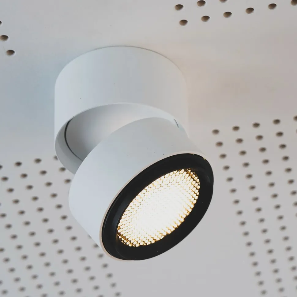 LOOM DESIGN Ray LED-loftspot Ø9,3cm 13W hvid