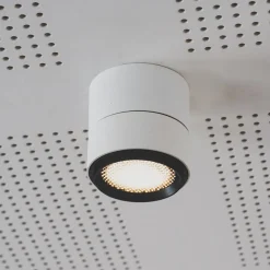 LOOM DESIGN Ray LED-loftspot Ø9,3cm 13W hvid
