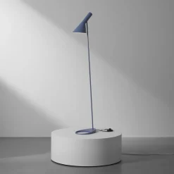 Louis Poulsen AJ design-gulvlampe blågrå