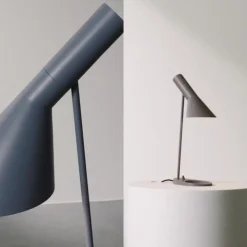 Louis Poulsen AJ design gulvlampe lys gul