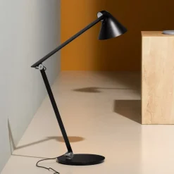 Louis Poulsen NJP bordlampe, fod, 3.000 K mørkegrå