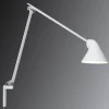 Louis Poulsen NJP LED-væglampe, arm lang, hvid