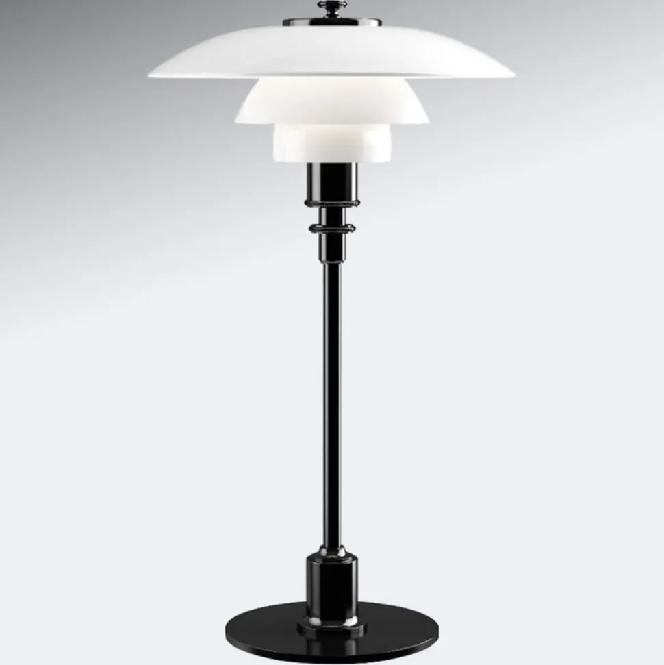 Louis Poulsen PH 2/1 bordlampe, sort