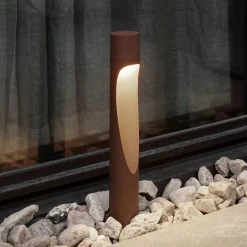 Louis Poulsen sokkellampe Flindt, 930, corten 35 cm base 24 V