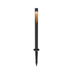 Louis Poulsen vejlampe Flindt 840 70 cm sort jordstik 24 V