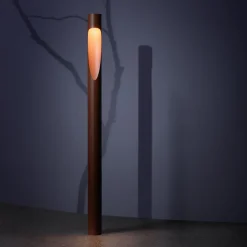 Louis Poulsen vejlampe Flindt, 927, corten 70 cm base 24 V